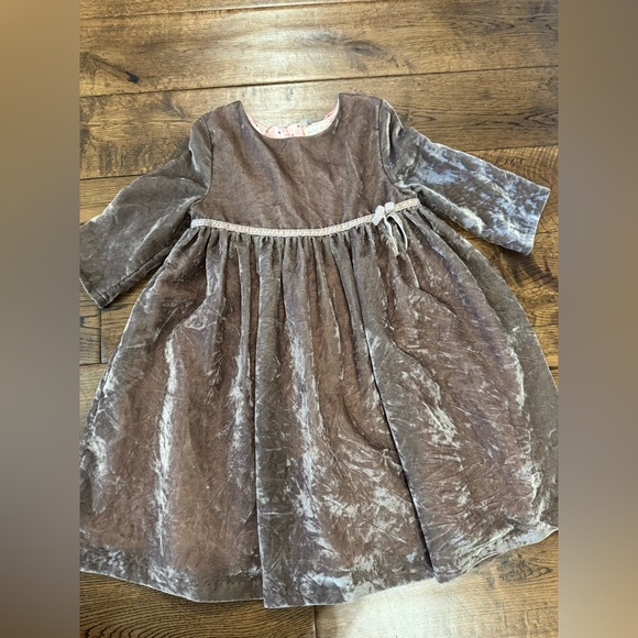 Mini Boden Other - Mini Boden Velvet Girls Dress Size 5-6 Year